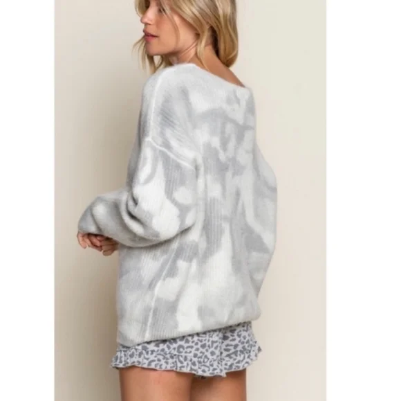 POL Relaxed fit marbled boyfriend sweater - Picture 4 of 10